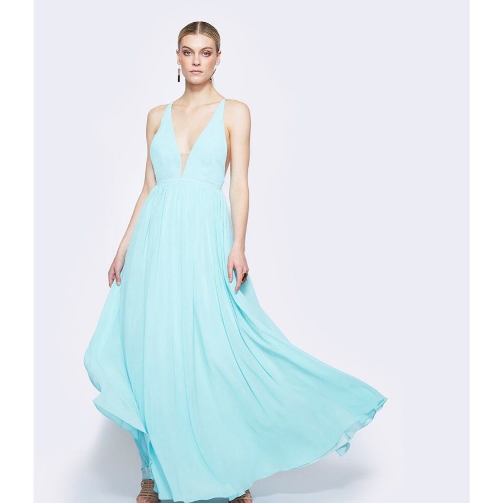 Fame and Partners Halter Maxi Dress